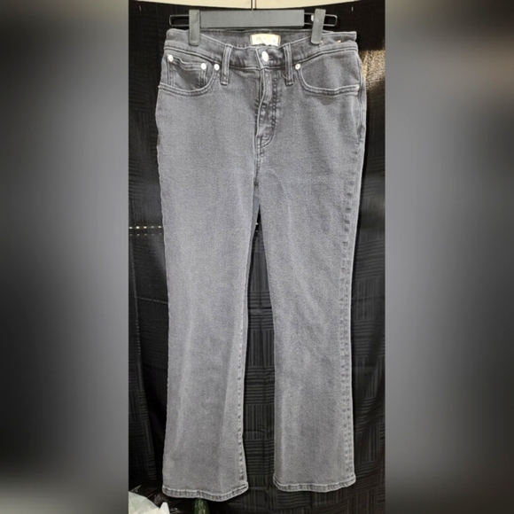 Madewell Women's Straight Leg Jeans in Gray - Picture 1 of 5